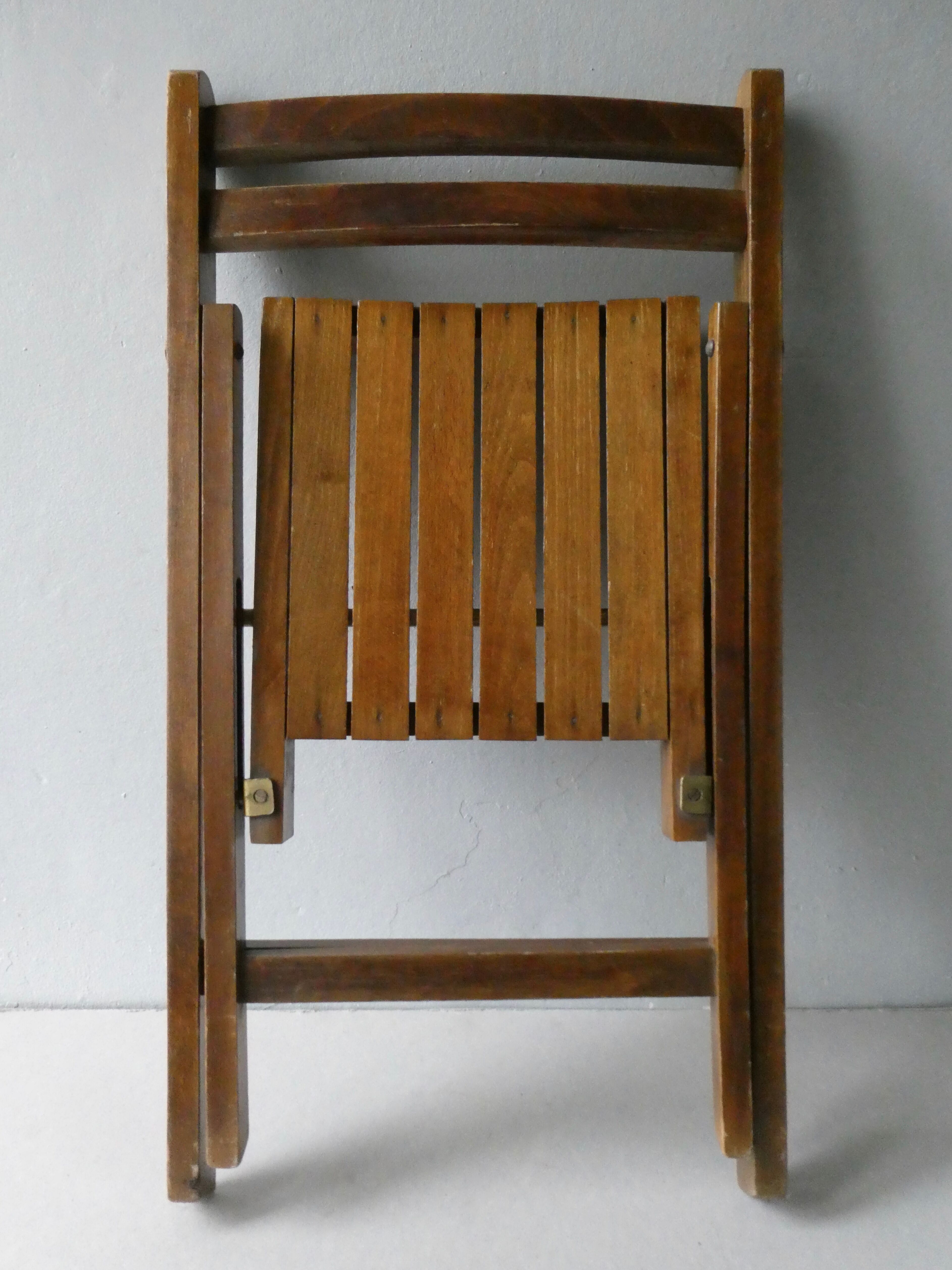 Child chair, wooden, folding, 70s