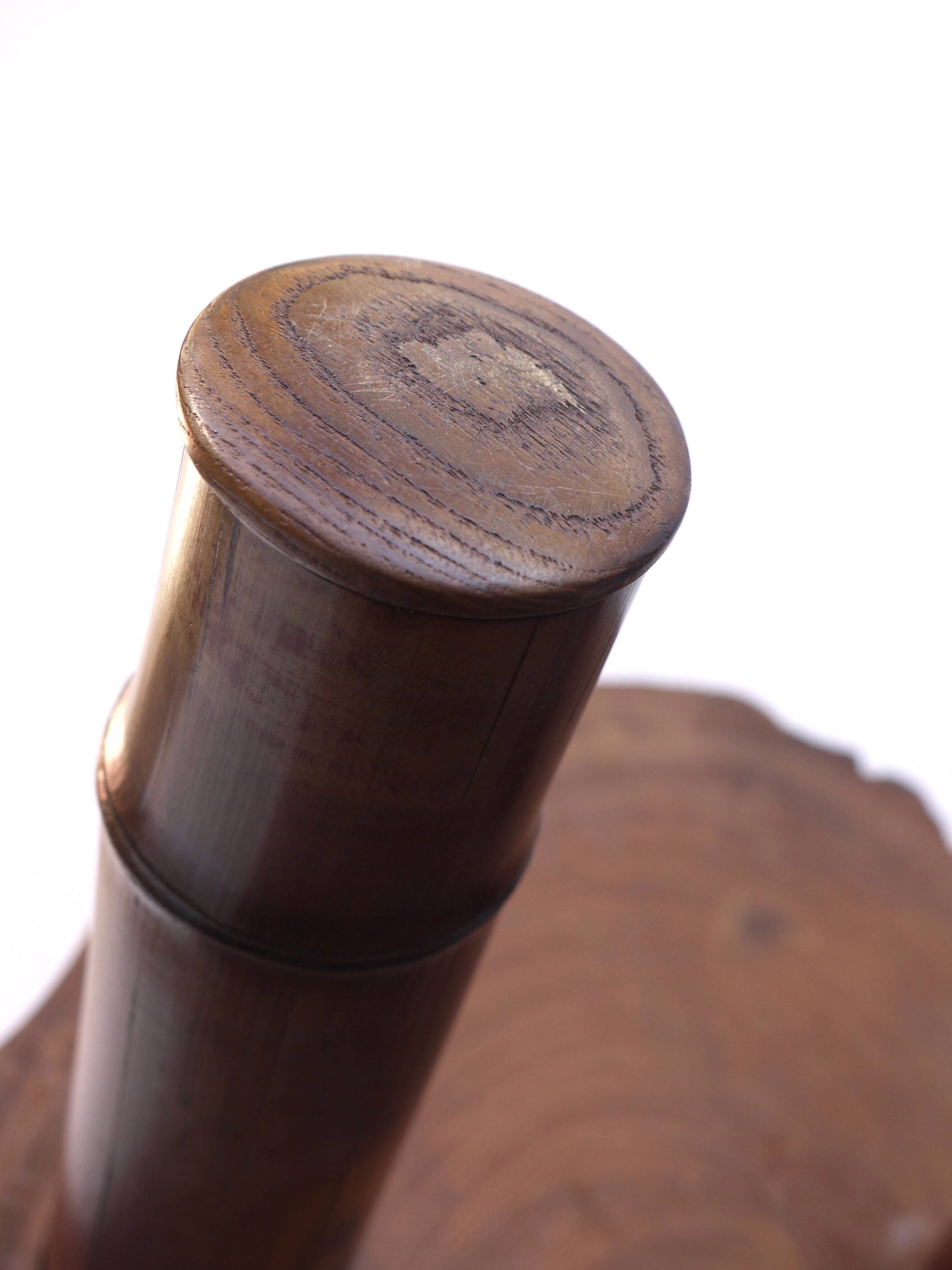 Japanese Showa Period Bamboo and Elm wood Coffee Table, 1960s