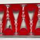6 Bayel crystal champagne flutes