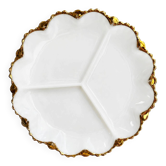 Serving dish in opaline - 1940