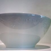 White porcelain salad bowl