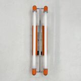Neon Orange Wall Light, 1990