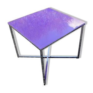 Table d'appoint verre