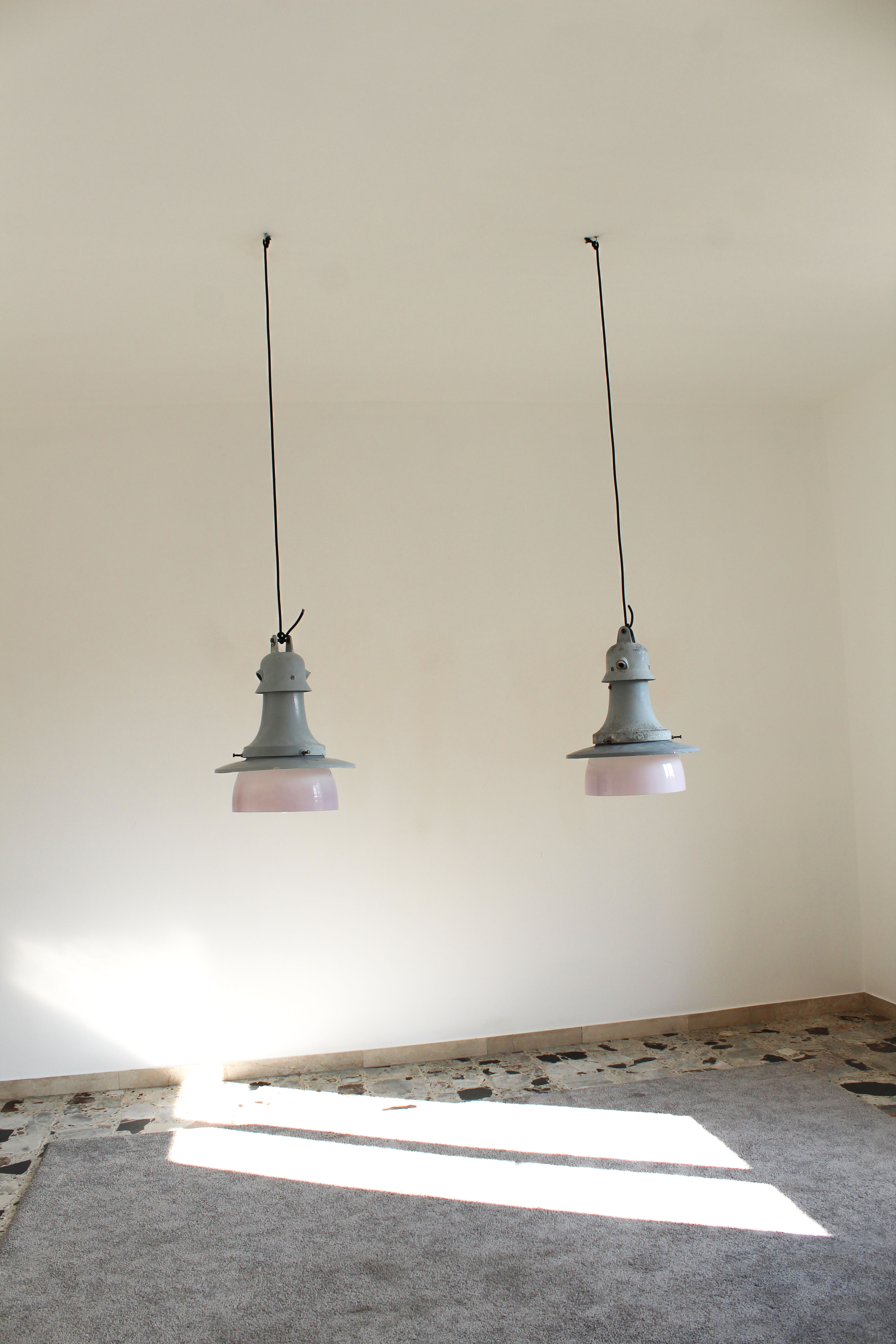 Pair of street lamps, Italy 1970s