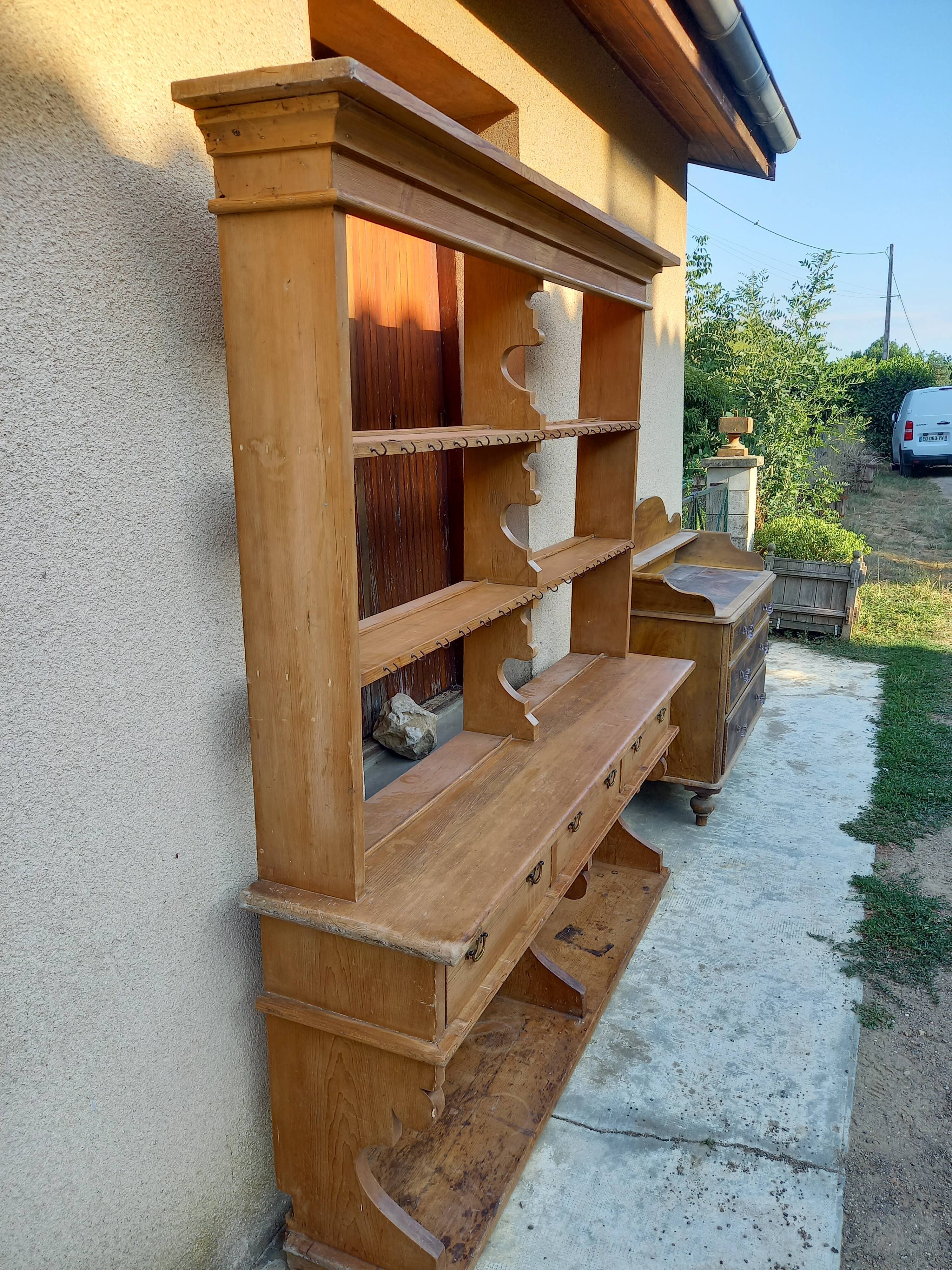 Wooden cupboard console