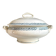 St Amand soup tureen in blue ironstone.