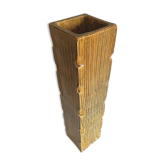 Ceramic tube effect wood design 70s
