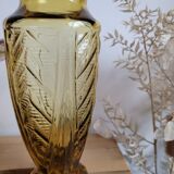 Art Deco vase molded glass
