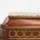 Rare Louis XVI display cabinet in marquetry with light, France ca. 1850