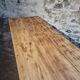Antique French farmhouse dining table 225 cm – oak and poplar – rustic country table from around 1900