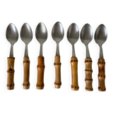 Small bamboo spoons