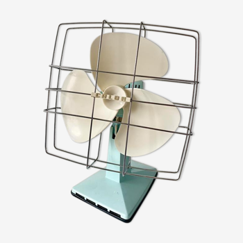 Ventilateur Calor couleur vert d'eau années 70