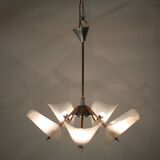 Mid-century chandelier by Drukov,  1960