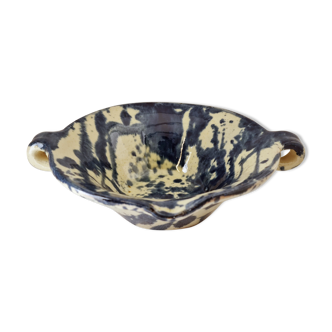 Blue ceramic cup