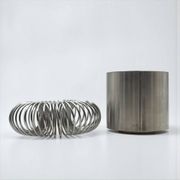 Applique spirale chromée Philippe Rogier pour Oxar France années 70