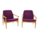 1960s Set of Two Armchairs, Czechoslovakia