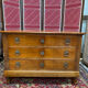 Commode en massif style Louis XVI, 3 tiroirs
