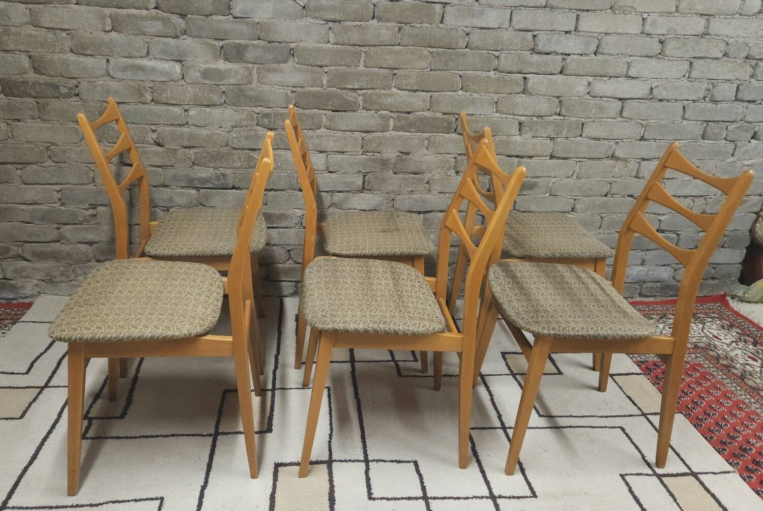 Set de 6 chaises scandinaves par Bähre Mignon Möbel 1960