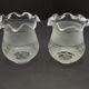 Set of 2 French Vintage Floral Replacement Chandelier/ Wall Light Shades