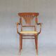 Fauteuil Thonet N°221 , incrustations " bronze " 1905 cannage parfait