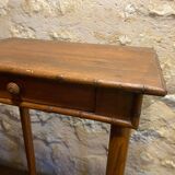 High bamboo bedside table