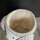 Vintage elephant laundry basket in rattan and wicker