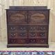 Commode anglaise en acajou des années 1950