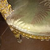 Paire de fauteuils en bois " doré "