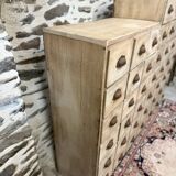 Magnificent wooden workshop cabinet.