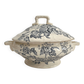 "Hawthorn" ironstone soup tureen, Longchamp earthenware factory