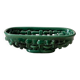 Green ceramic basket signed Idlas