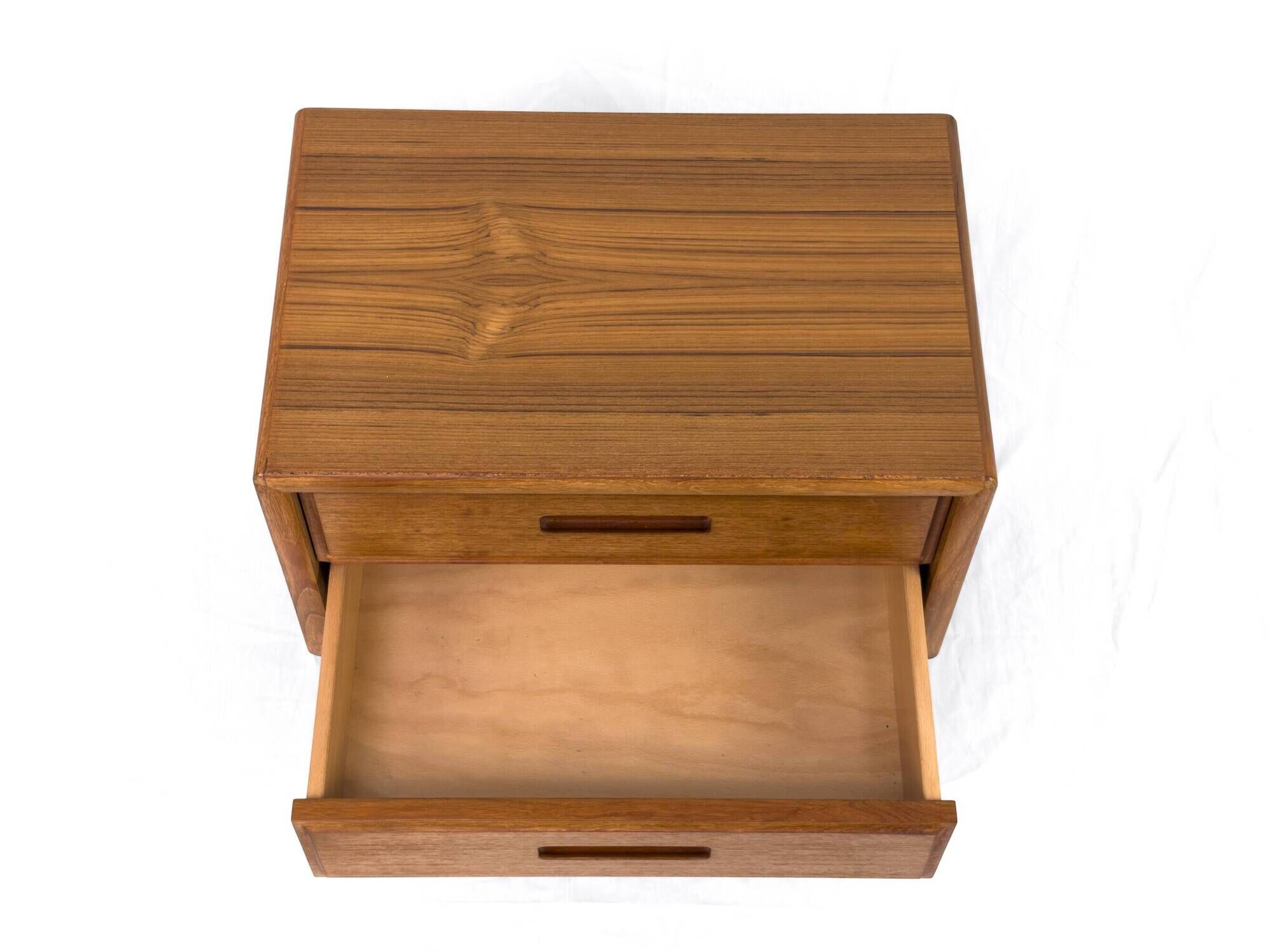 Vintage teak bedside table, 1960s