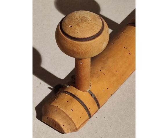 Wooden wall doorbell turned vintage 30-40s