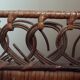 Large Armchair Peacock Emmanuelle/vintage rattan