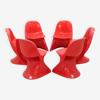 Casalino Children's Chairs by A. Begge for Casala, Italy, 1980s