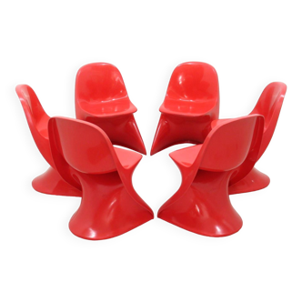 Casalino Children's Chairs by A. Begge for Casala, Italy, 1980s