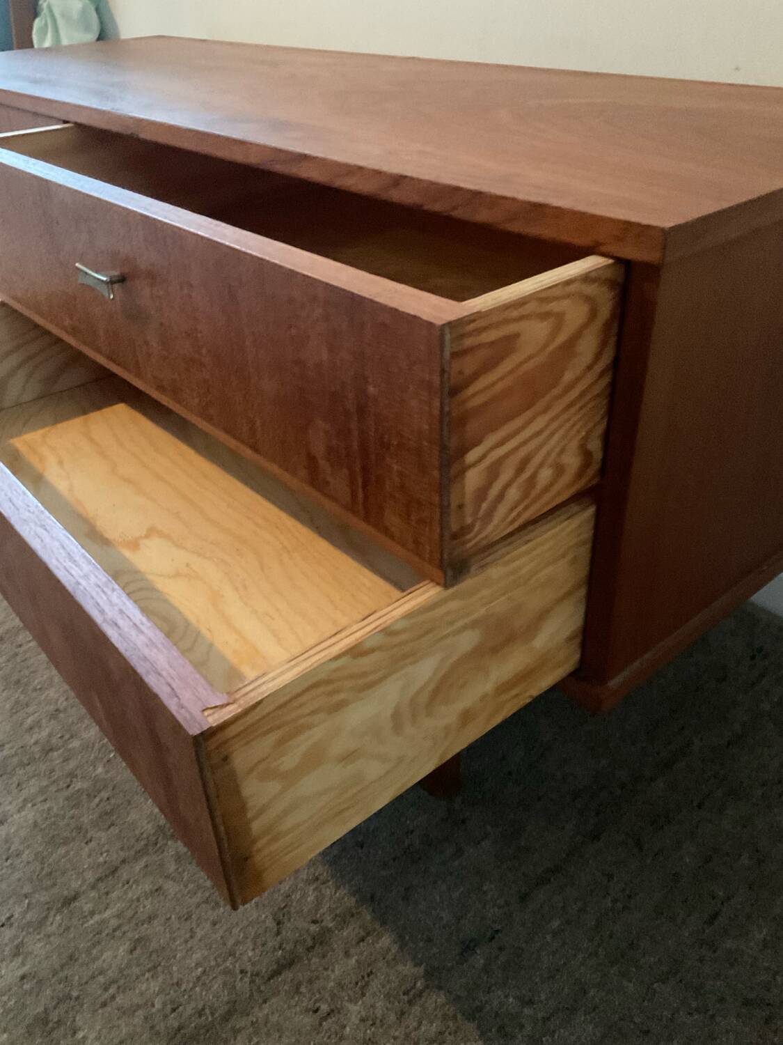 Vintage teak TV stand