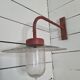Industrial iron wall light