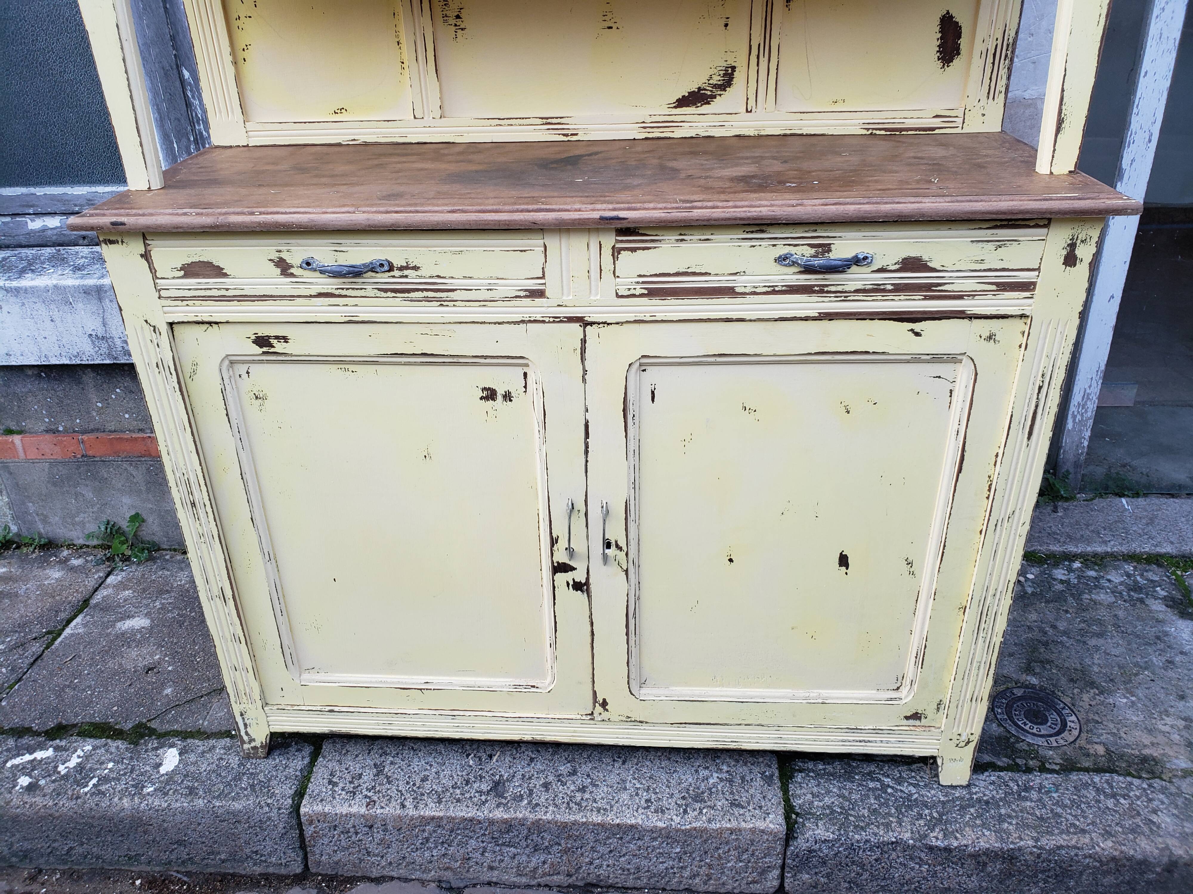 Buffet double soft yellow patina