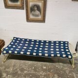 Canvas military camp bed