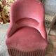 Velvet frog armchair