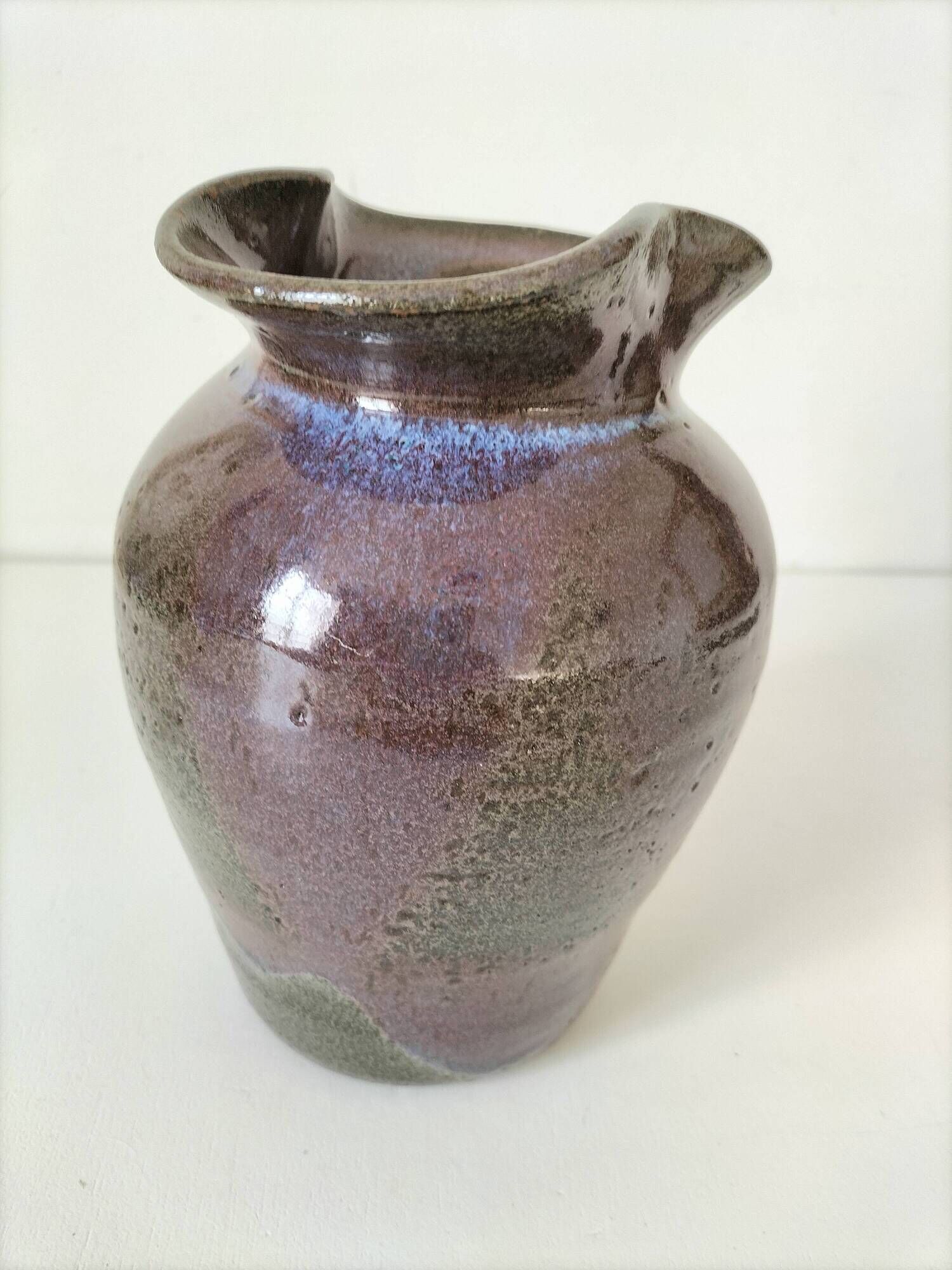 Stoneware vase – Signed JB