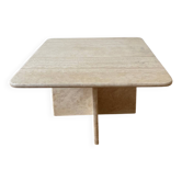 Table basse en travertin vintage