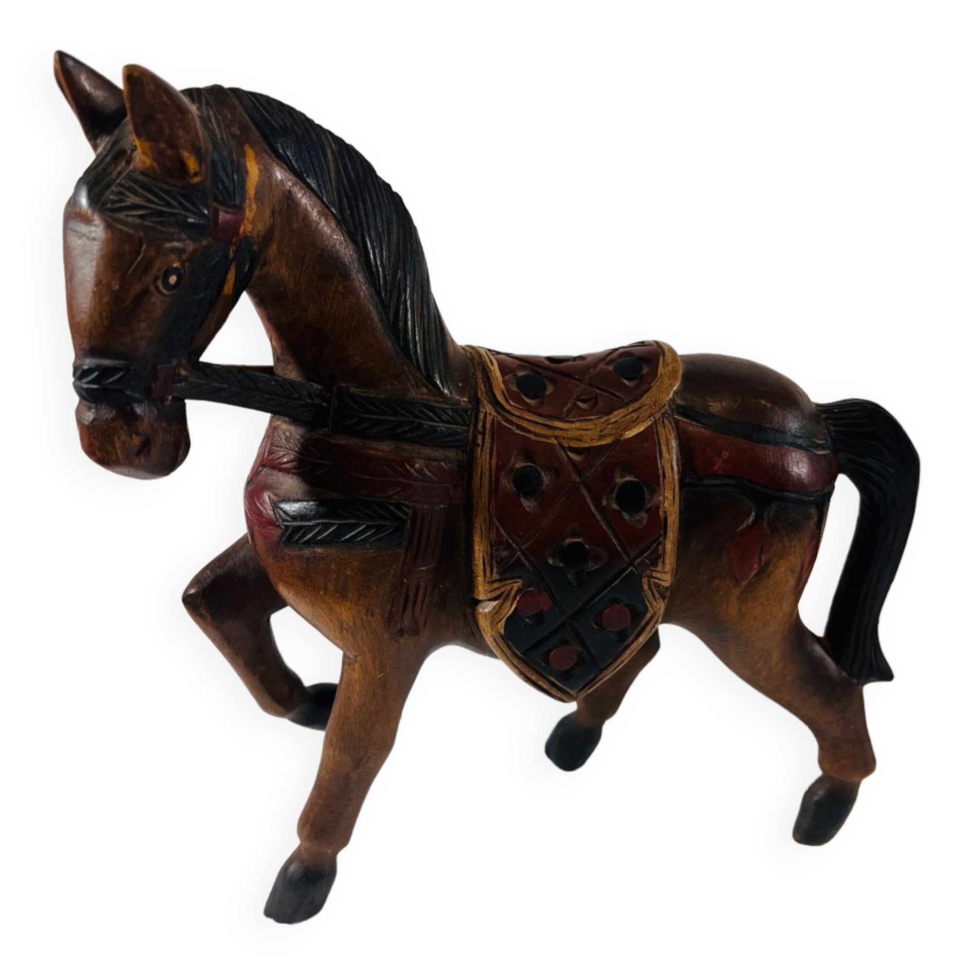 Vintage wooden horse