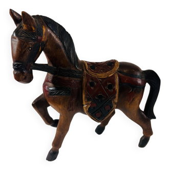 Vintage wooden horse