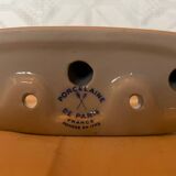 Set of 3 vintage Paris porcelain hooks