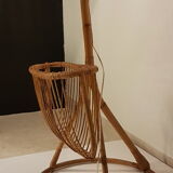 Rattan lamppost period 1960