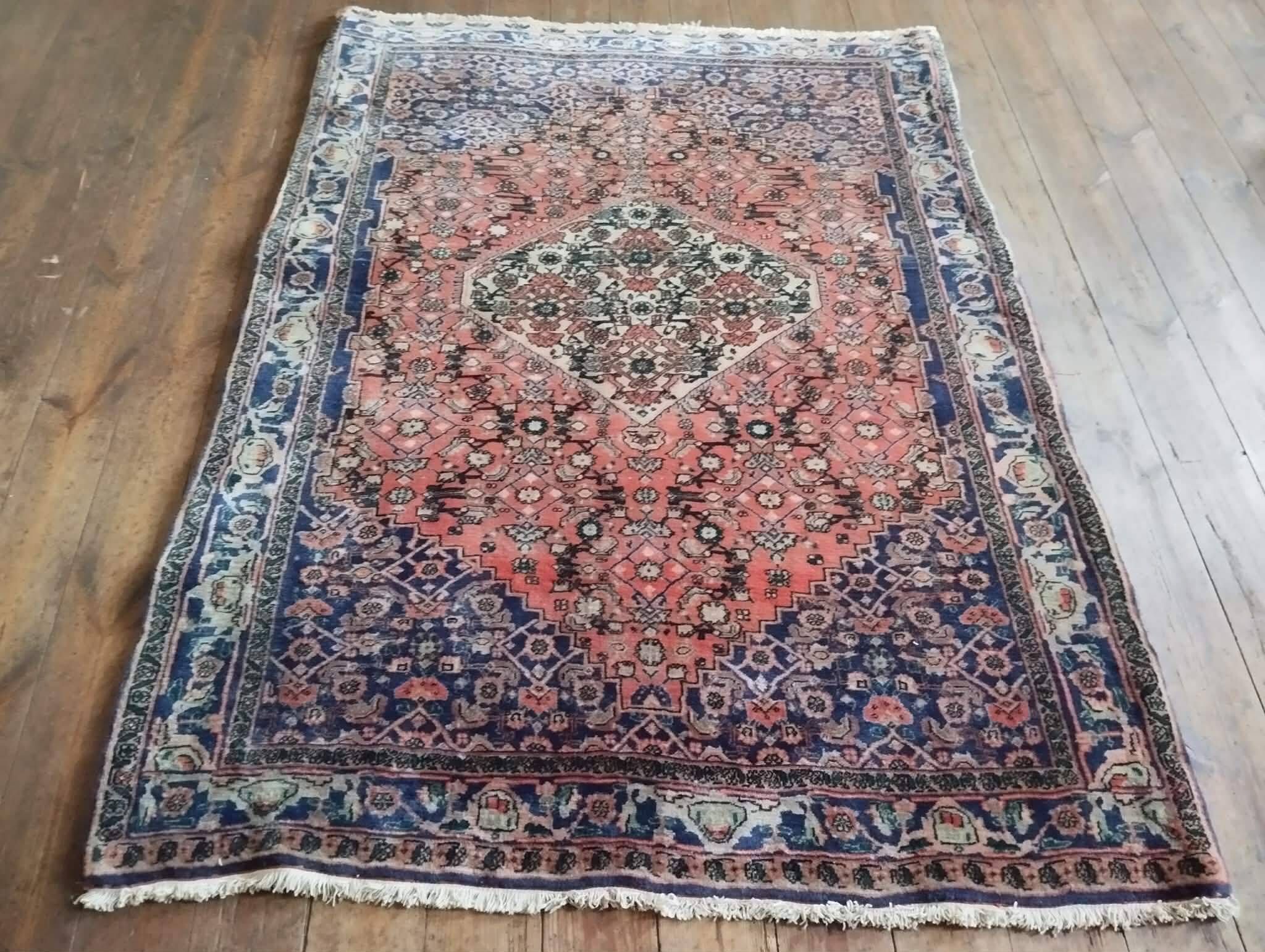 Tapis Persan moussel fait main 152x112cm