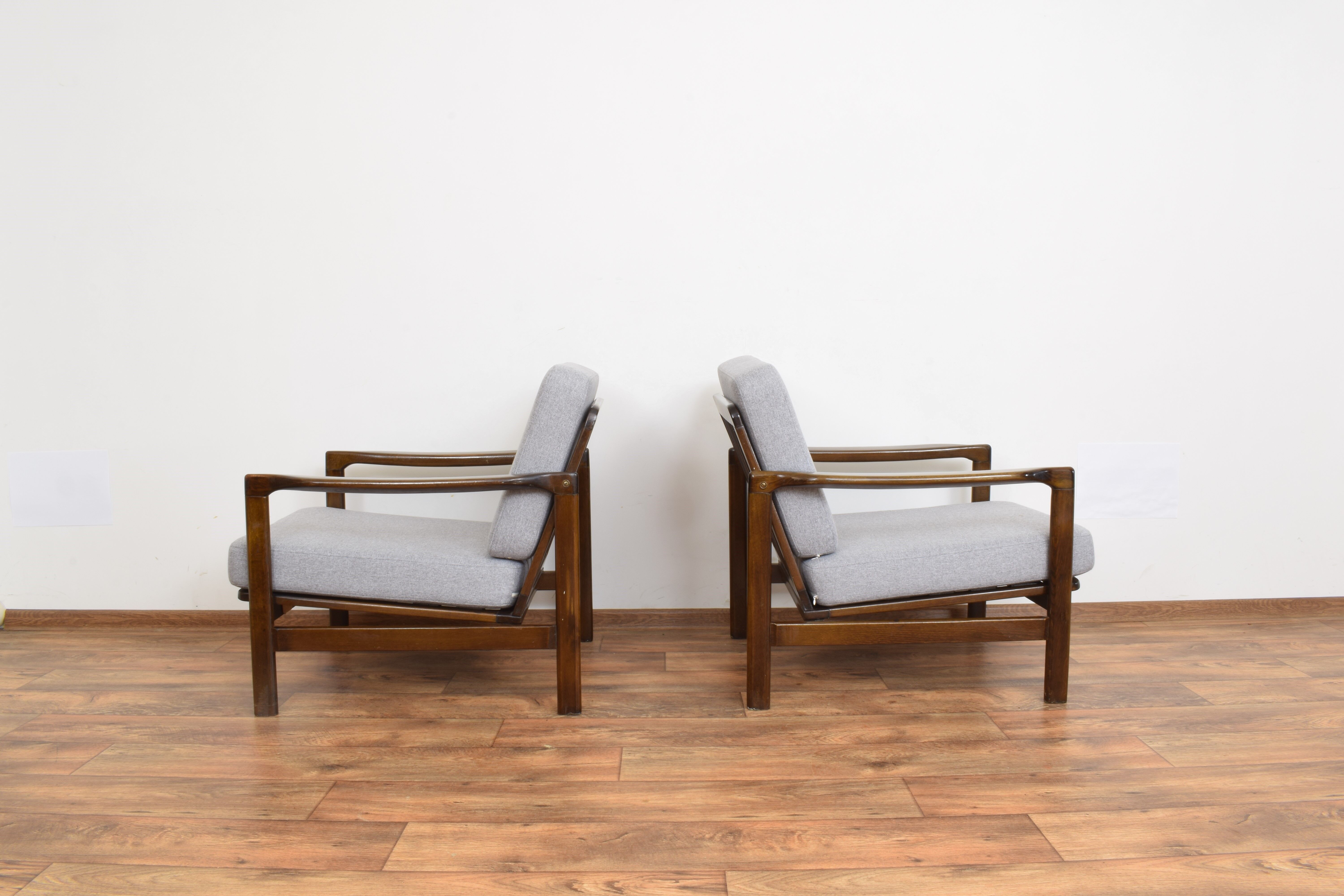 Paire de fauteuils par Z. Bączyk, années 1960
