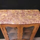 Louis XV style marquetry display case